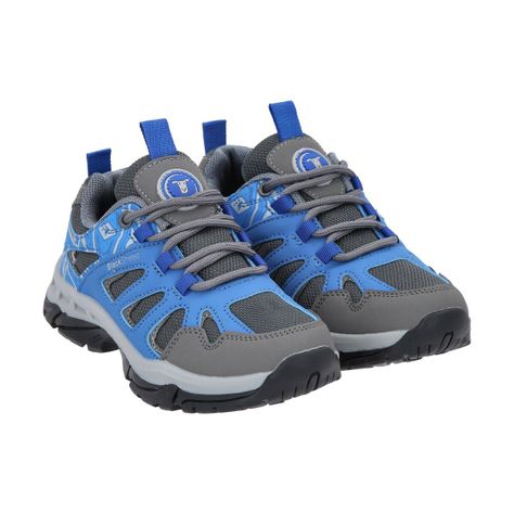Zapato Infantil Outdoor Alto Azul Gris Juncal Blacksheep-2