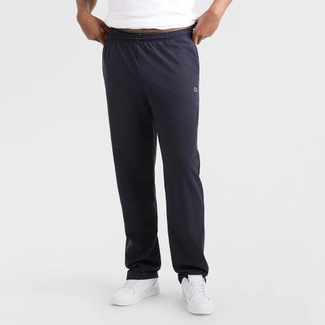 Jogger Hombre Algodón Azul C Logo Champion-0