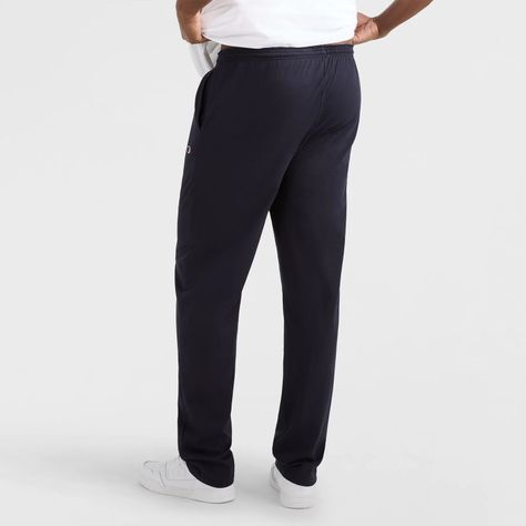 Jogger Hombre Algodón Azul C Logo Champion-1