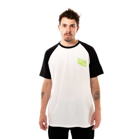 Polera Manga Corta Blanco Spitfire-0