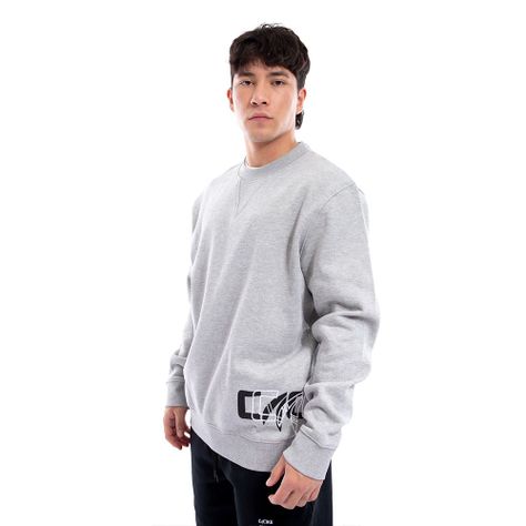 Polerón Cac1ke Crewneck Gris-1