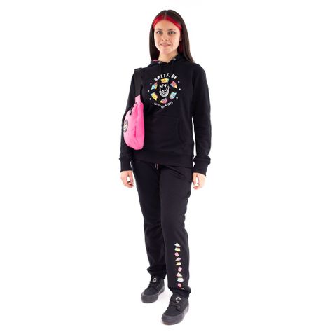Polerón Hoodie Mujer Spitfire Negro-3