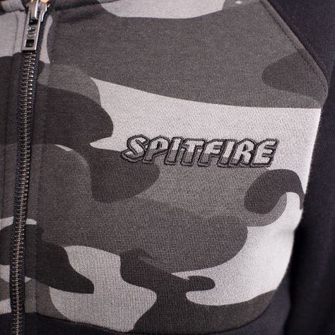 Polerón Con Cierre Y Capucha Mujer Spitfire Negro-3