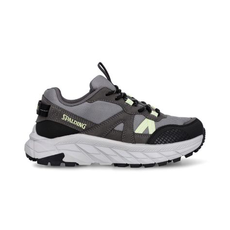 Zapatillas Outdoor Mujer Cliff Gris Negro Spalding-0