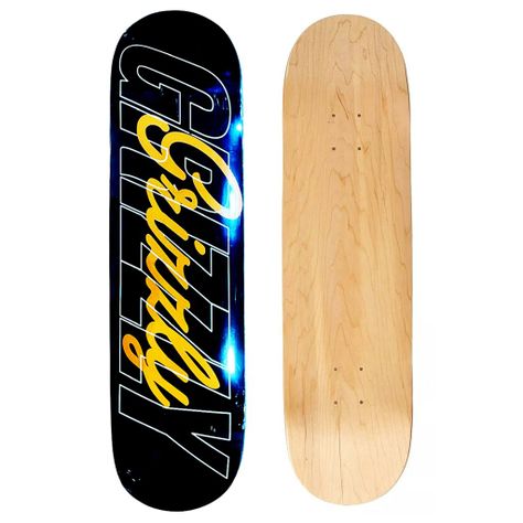 Tabla Skate Deck Black 8.0'' Grizzly Griptape-0