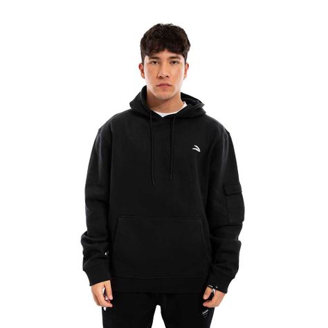 Polerón Cac1ke Hoodie Cargo Negro-0