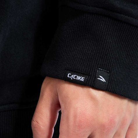 Polerón Cac1ke Hoodie Cargo Negro-5