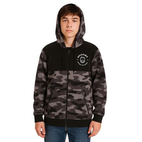 Polerón Micropolar Full Zipper Juvenil Spitfire-0
