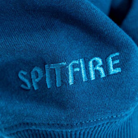 Polerón Crew Hombre Spitfire Azul-5