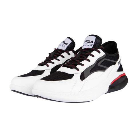 Zapatillas Fila Derbi Hombre Blanco – Rojo-3