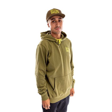 Polerón Hoodie Hombre Spitfire Oliva-2