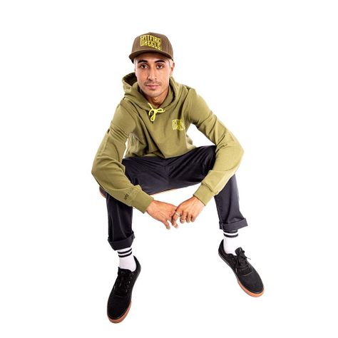 Polerón Hoodie Hombre Spitfire Oliva-4