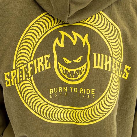 Polerón Hoodie Hombre Spitfire Oliva-5