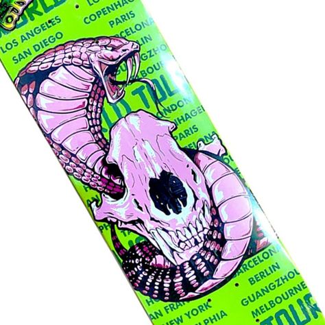Tabla Skate Deck Cobra 8.0'' Grizzly Griptape-1