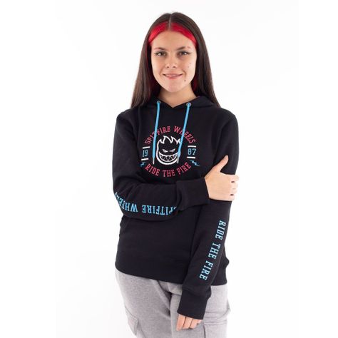 Polerón Hoodie Mujer Spitfire Fucsia-0