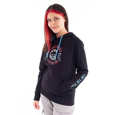 Polerón Hoodie Mujer Spitfire Fucsia-4