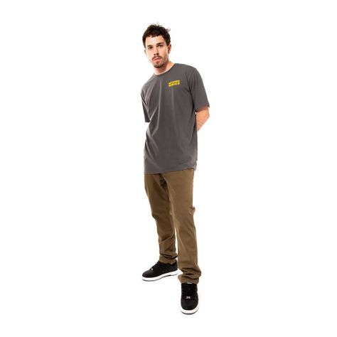 Polera Manga Corta Gris Oscuro Spitfire-6