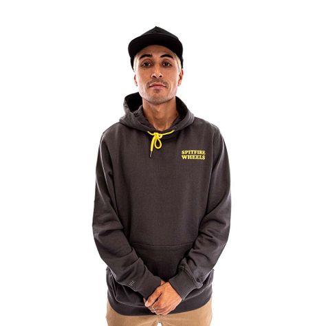 Polerón Hoodie Canguro Hombre Spitfire Oliva-1