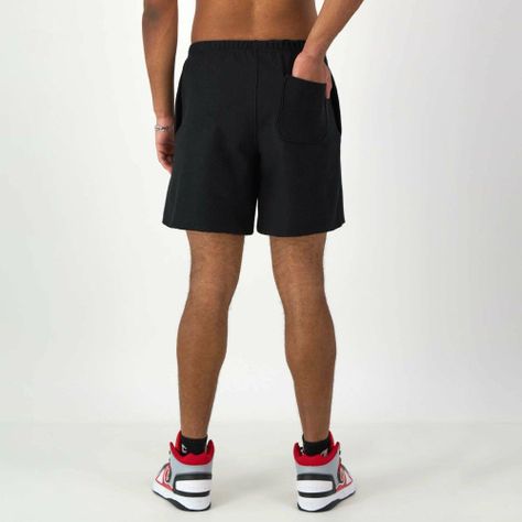 Short Hombre 7'' Negro Reverse Weave Cut Off C Logo Champion-2