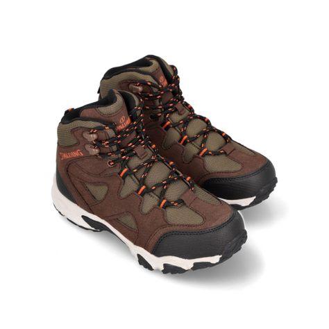 Zapatillas Outdoor Junior Camp Café Verde Spalding-3