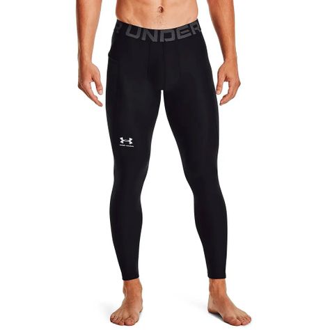 Pantalón Primera Capa Legging HeatGear® Hombre Negro Under Armour-2