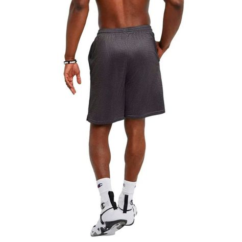 Short Hombre 9'' Gris Classic Mesh Champion-1