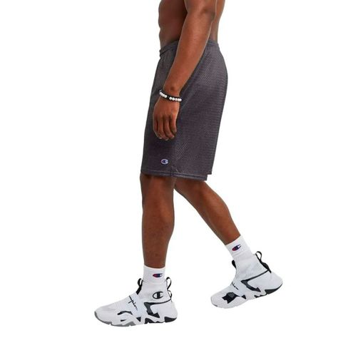 Short Hombre 9'' Gris Classic Mesh Champion-3