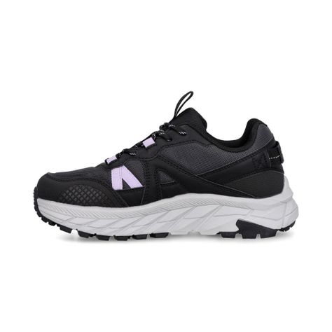 Zapatillas Outdoor Mujer Cliff Negro Gris Spalding-1