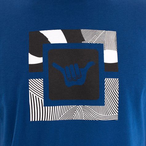 Polera Hombre Azul Shaka Summer Fest Hang Loose-1