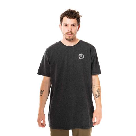 Polera Manga Corta Gris Oscuro The End Spitfire-0