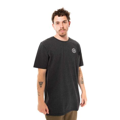 Polera Manga Corta Gris Oscuro The End Spitfire-1