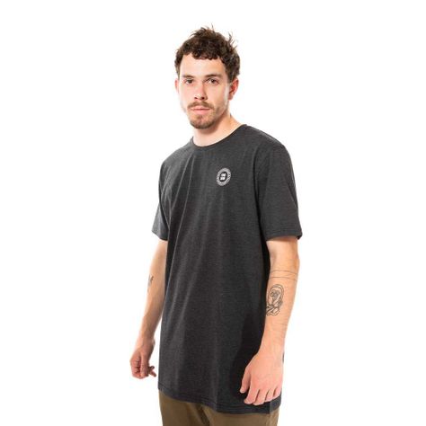 Polera Manga Corta Gris Oscuro The End Spitfire-2