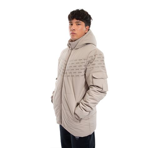 Parka Cac1ke Manga Larga Pure Cashmere-1