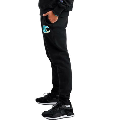 Jogger Hombre Champion Negro Reverse Weave-1
