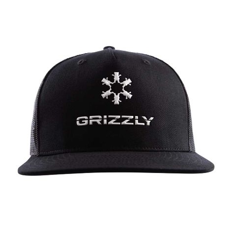 Gorro Trucker Outdoor Division Drift Hat Black Grizzly-0
