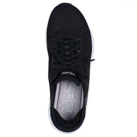 Zapatillas Urbanas Skechers Mujer D'lux Comfort 2.0 104476-BKW-3