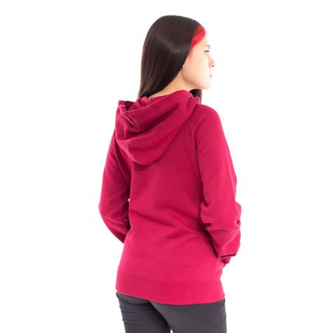 Polerón Hoodie Mujer Spitfire Burdeo-1