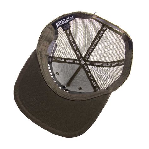 Gorro Trucker Outdoor Division Drift Hat Green Grizzly-4