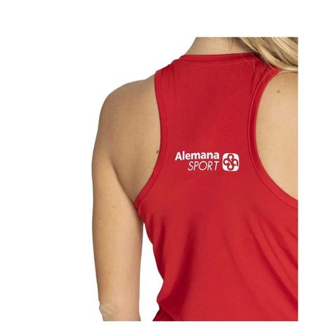 Polera Mujer Deportiva Sin Mangas Rojo Under Armour-3