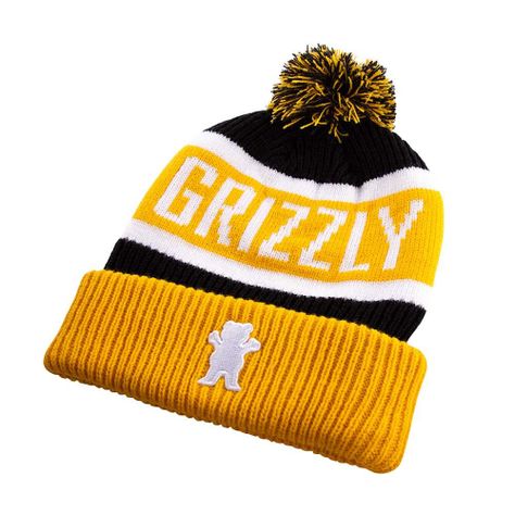 Gorro Beanie Training Season Pom Amarillo Grizzly-5