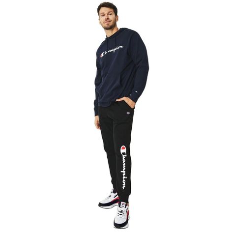 Jogger Hombre Champion Negro Powerblend Graphic-2
