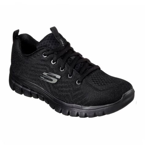 Zapatillas Urbanas Skechers Mujer Graceful 12615-BBK-4