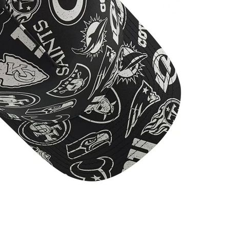 Jockey Gorro Trucker Escudos NFL Negro New Era-2