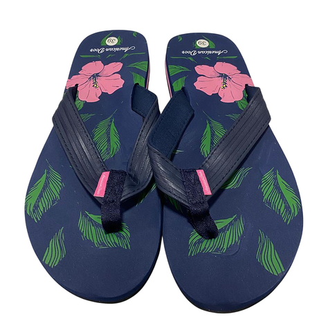Sandalia Chala Havaiana Navy Mujer Floral-2