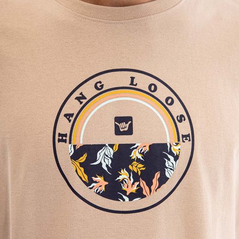 Polera Hombre Rosado Flor Da Jamaica Hang Loose-1