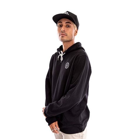 Polerón Negro Hoodie Unisex Spitfire Hombre-0