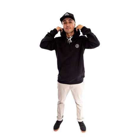 Polerón Negro Hoodie Unisex Spitfire Hombre-4