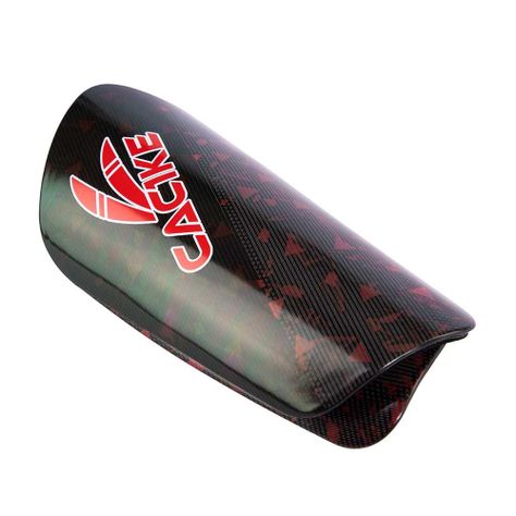 Canilleras De Futbol Cac1Ke Logo Negro-Rojo-2