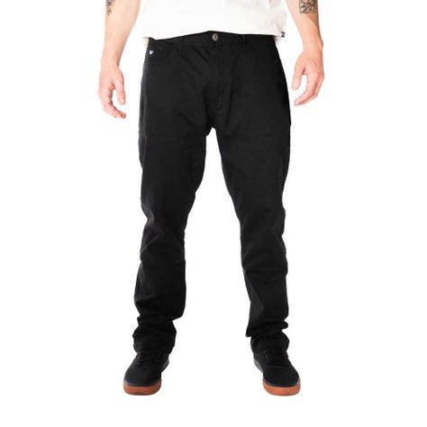Pantalon Washed Hombre Negro Hang Loose-0