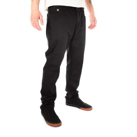 Pantalon Washed Hombre Negro Hang Loose-2